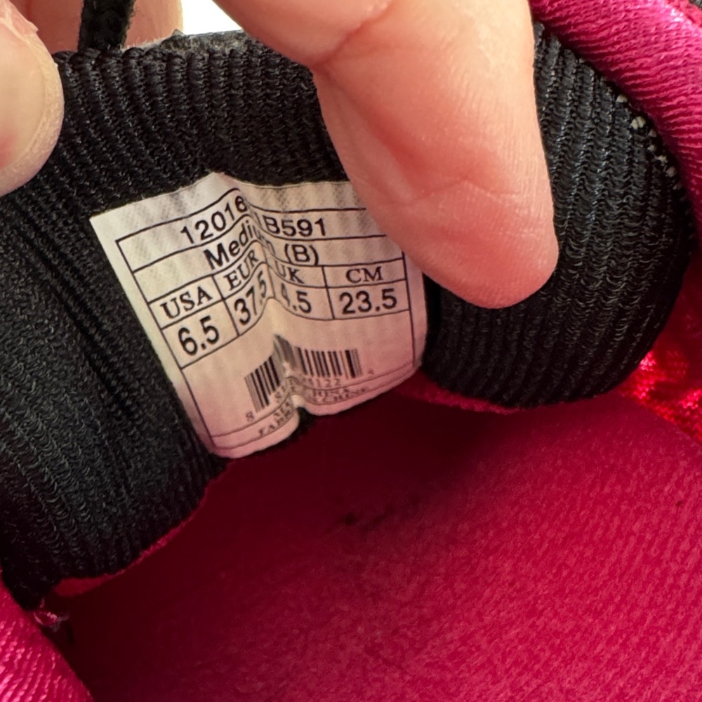 Brooks Women's Pink and Yellow Athletic Shoes - Picture 6 of 7